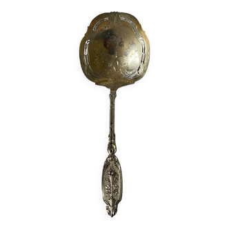 Silver and silver-gilt strawberry shovel, 19th century