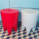 Duo of XO Bubu I stools by Philippe Starck