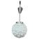 White modernist pendant light