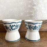 Diabolo egg cups in iron earth