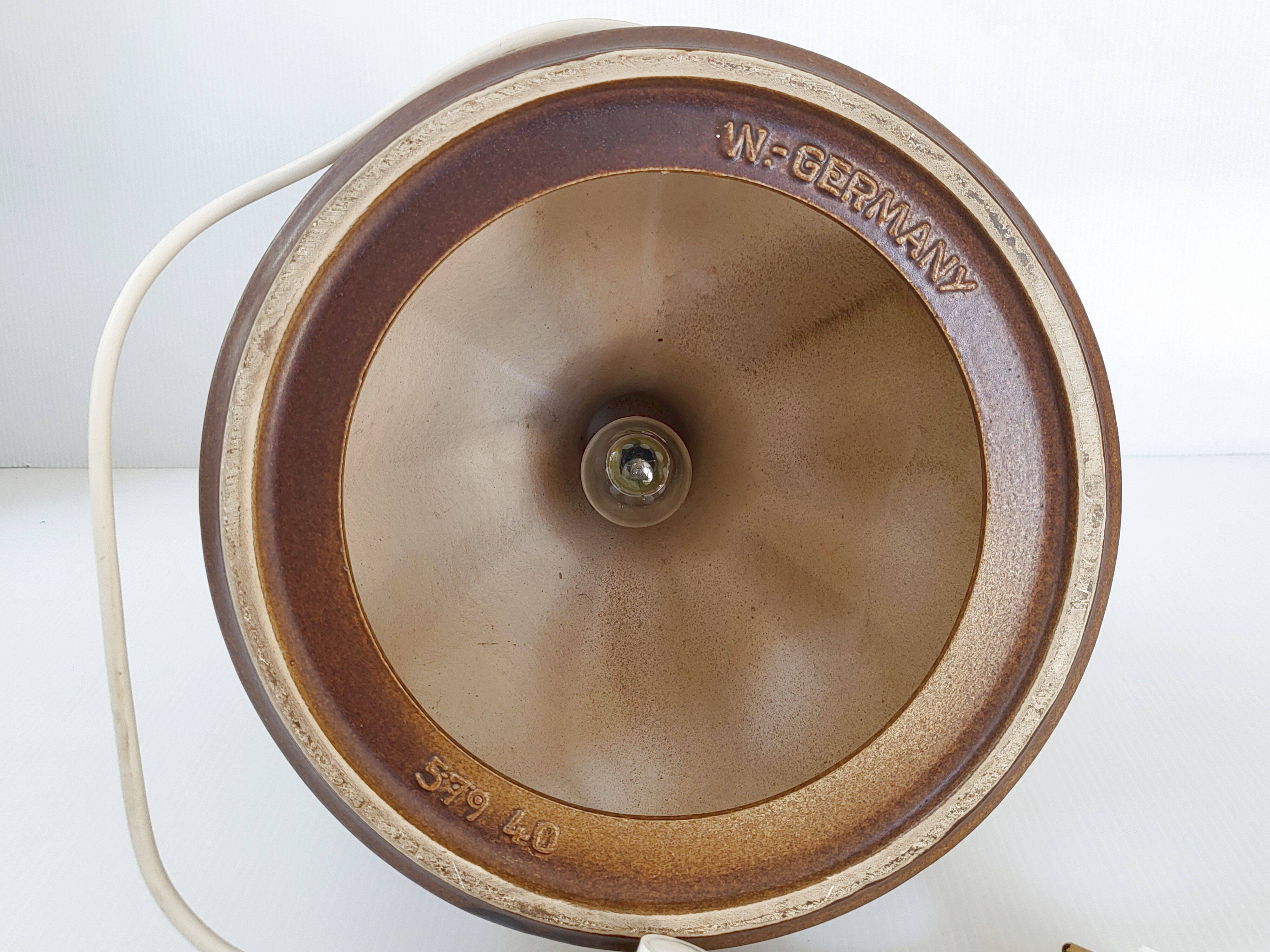 Lampe aux plumes vintage 1960
