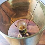 Vintage wooden lamp 1950/60 brutalist design