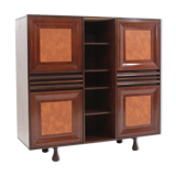 Stildomus design mahogany highboard 1960s