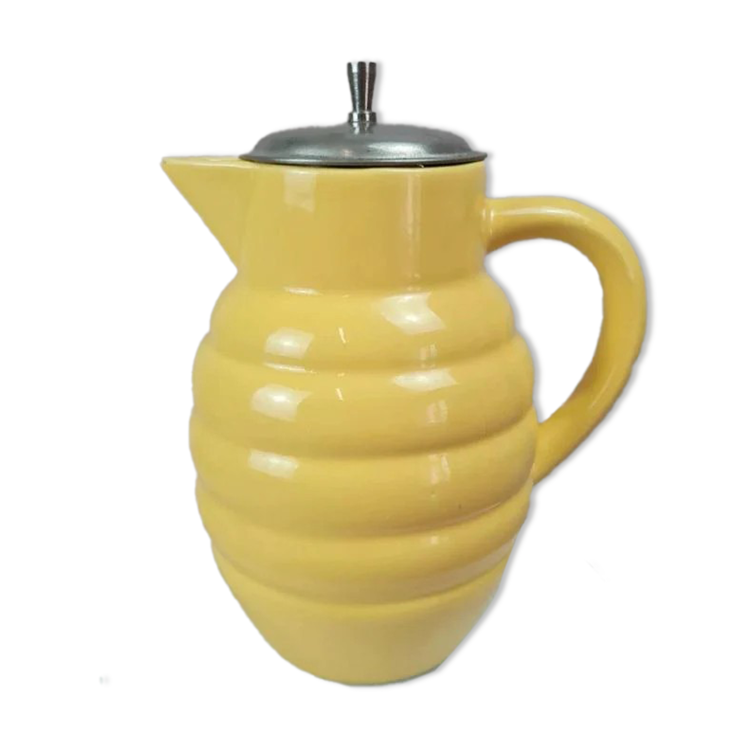 Old Saint-Clément pitcher no. 869 with original metal filter.