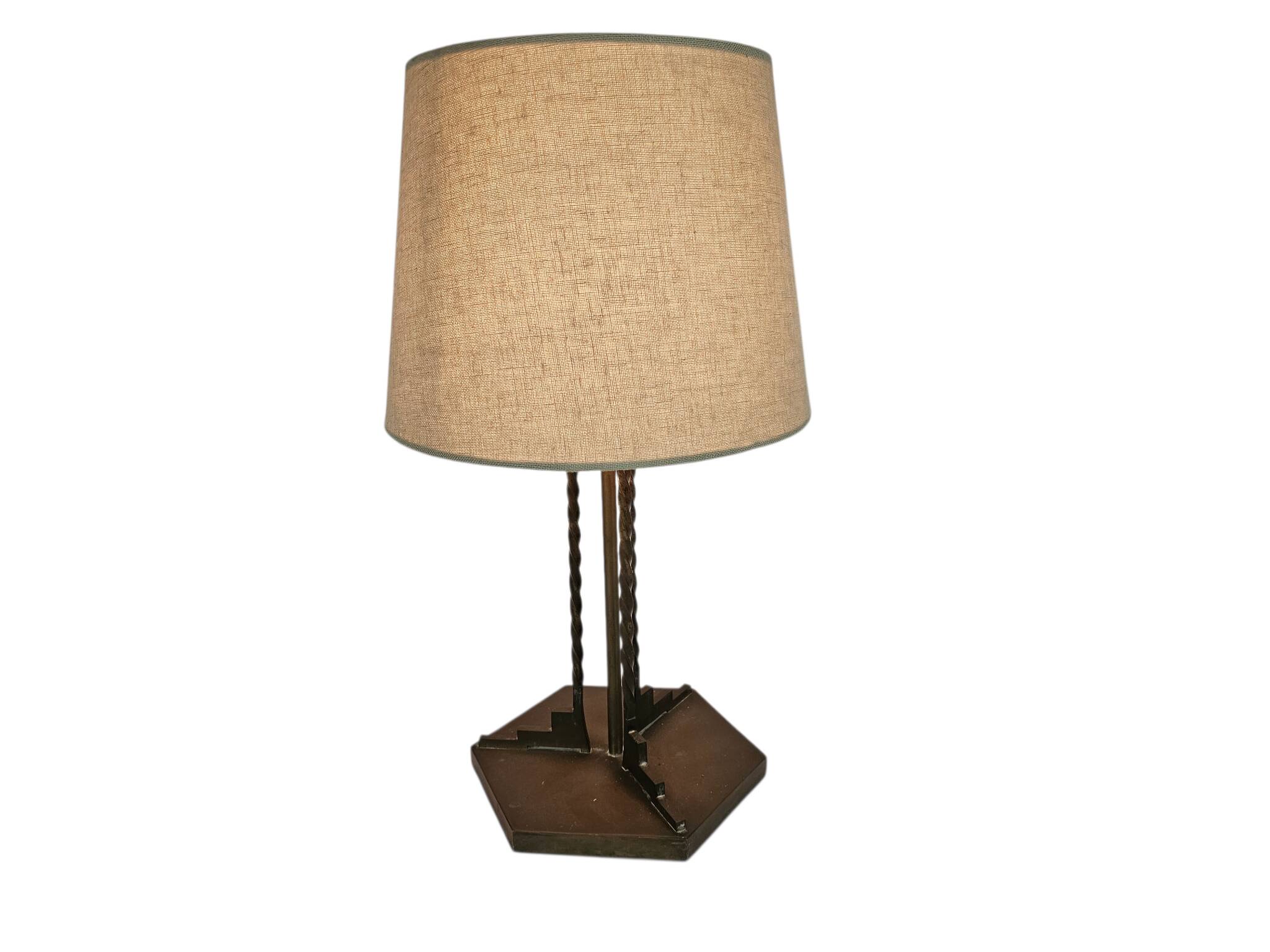Art Deco - Bahaus style - copper - bronze - 'twisted legs' - 1930s