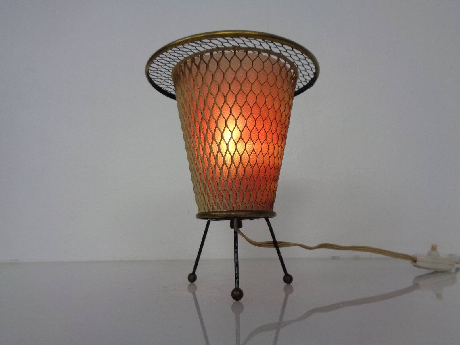 Metal Tripod Table Lamp, Germany, 1950s