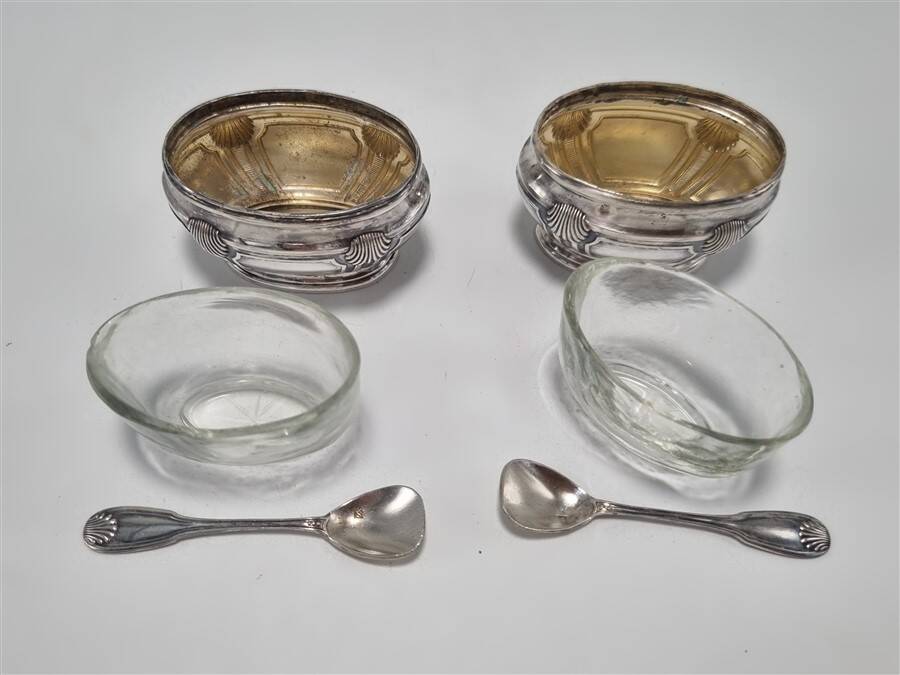 Pair of salt cellars