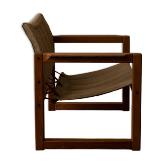 Diana safari chair by Karin Mobring for IKEA · pine and canvas