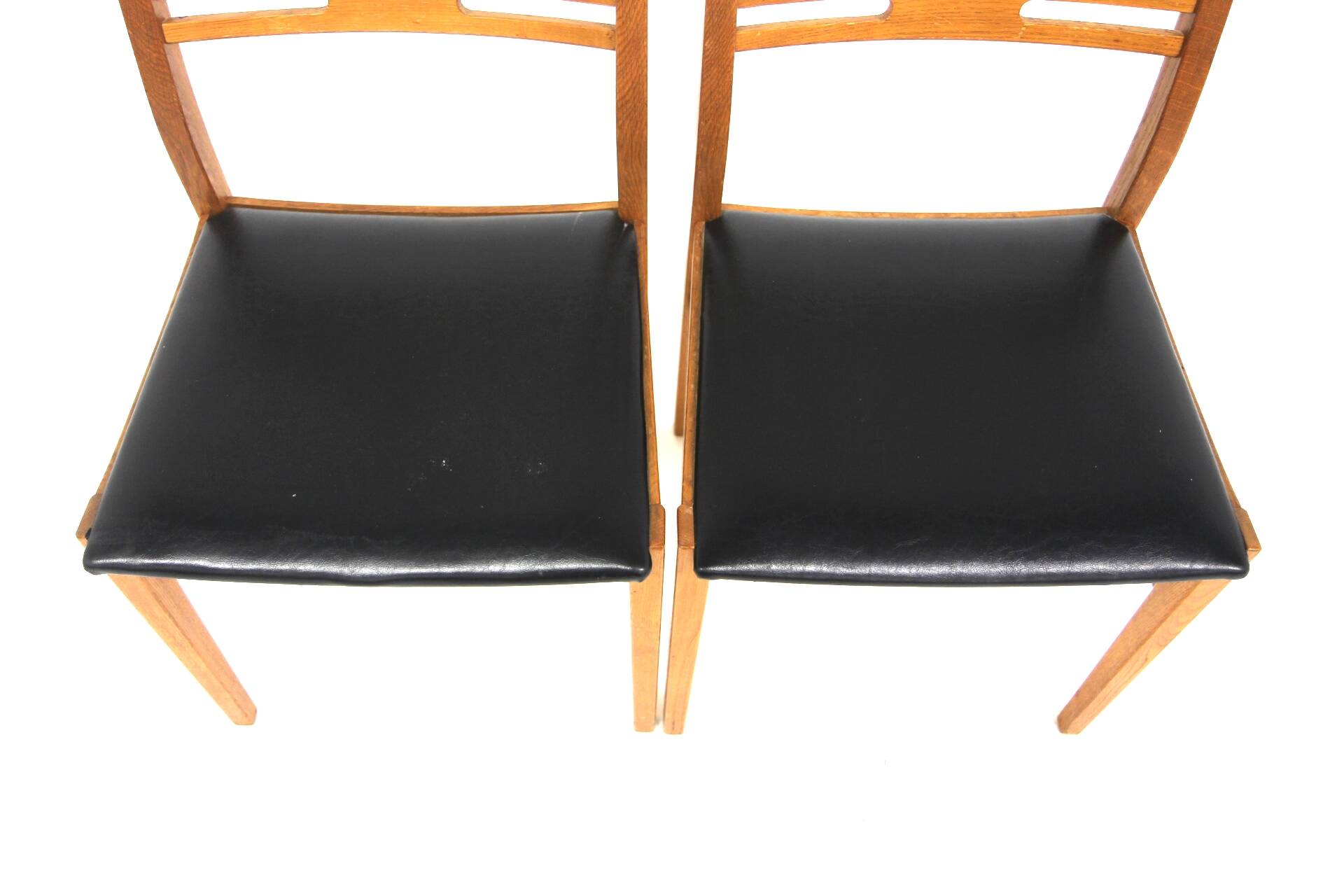 Set de 2 chaises scandinave en chêne, Suède, 1970