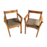 Duo of armchairs