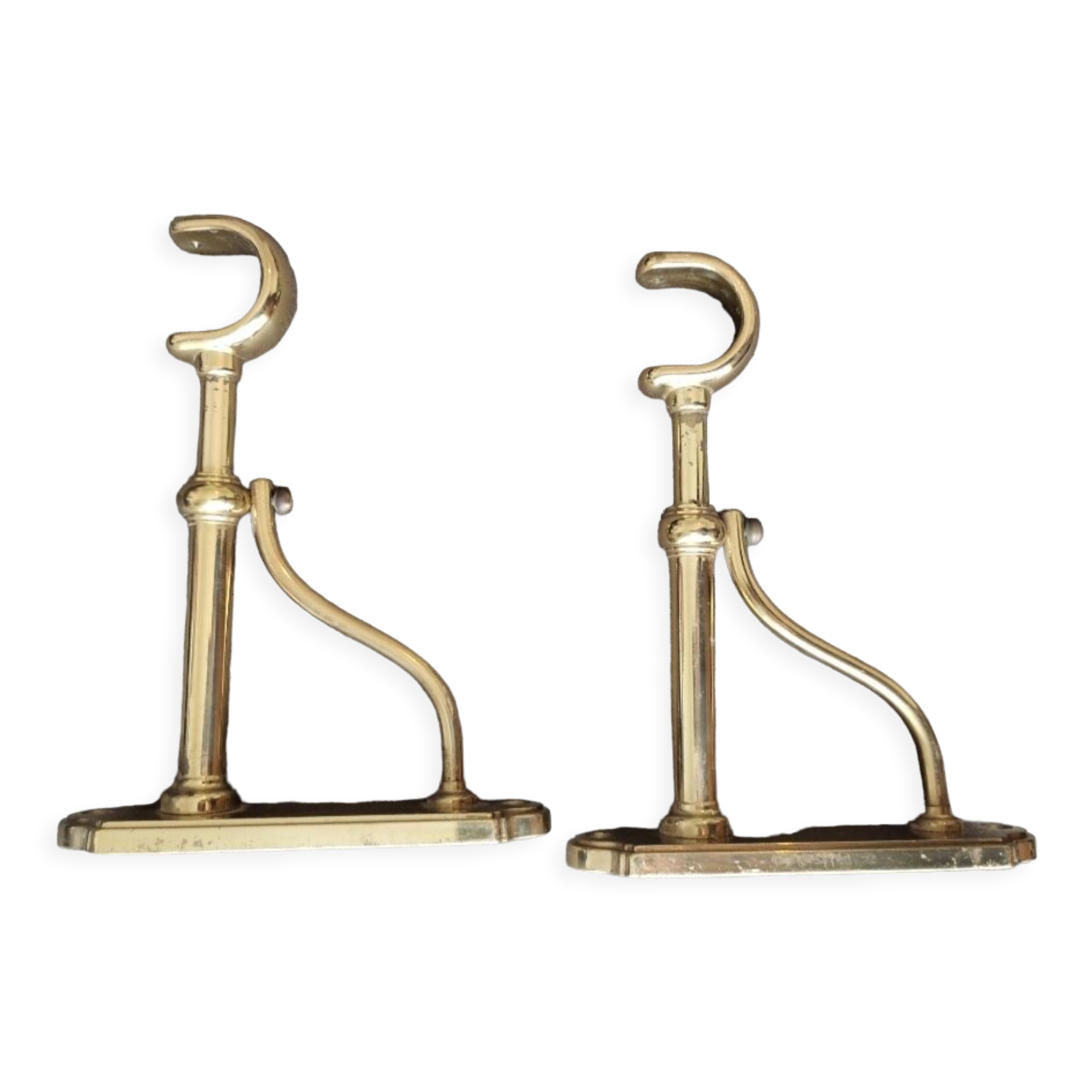 Brass curtain rod holder