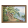 Tableau huile sur toile représentant une scène romantique
