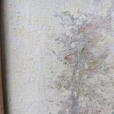 Misty landscape painting