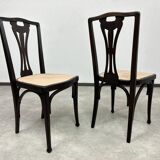 Set of 6 dining chairs no.319 by J&J Kohn