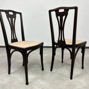 Set of 6 dining chairs no.319 by J&J Kohn