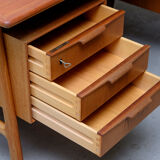 Model 75 teak desk by Omann Jun, 1960