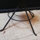 Industrial swivel chair wood and metal