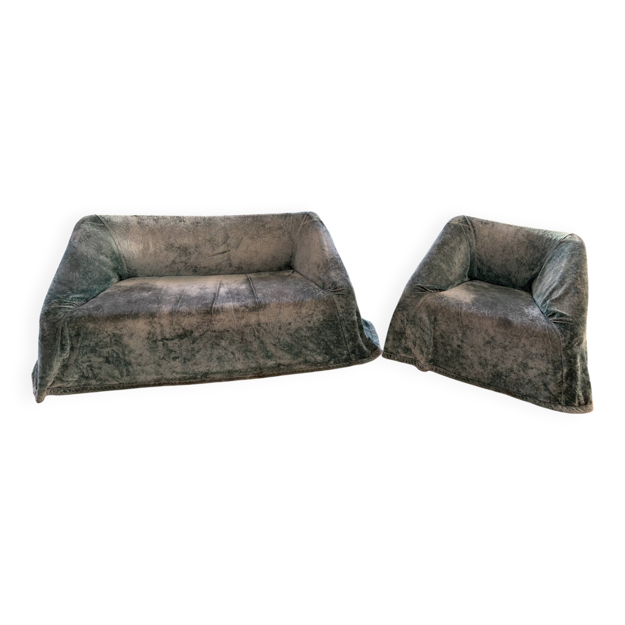 Kazuhide Takahama Mantilla Two Seater Sofa and Chair