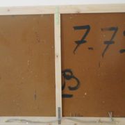 Tableau "composition abstraite" de jean besnard