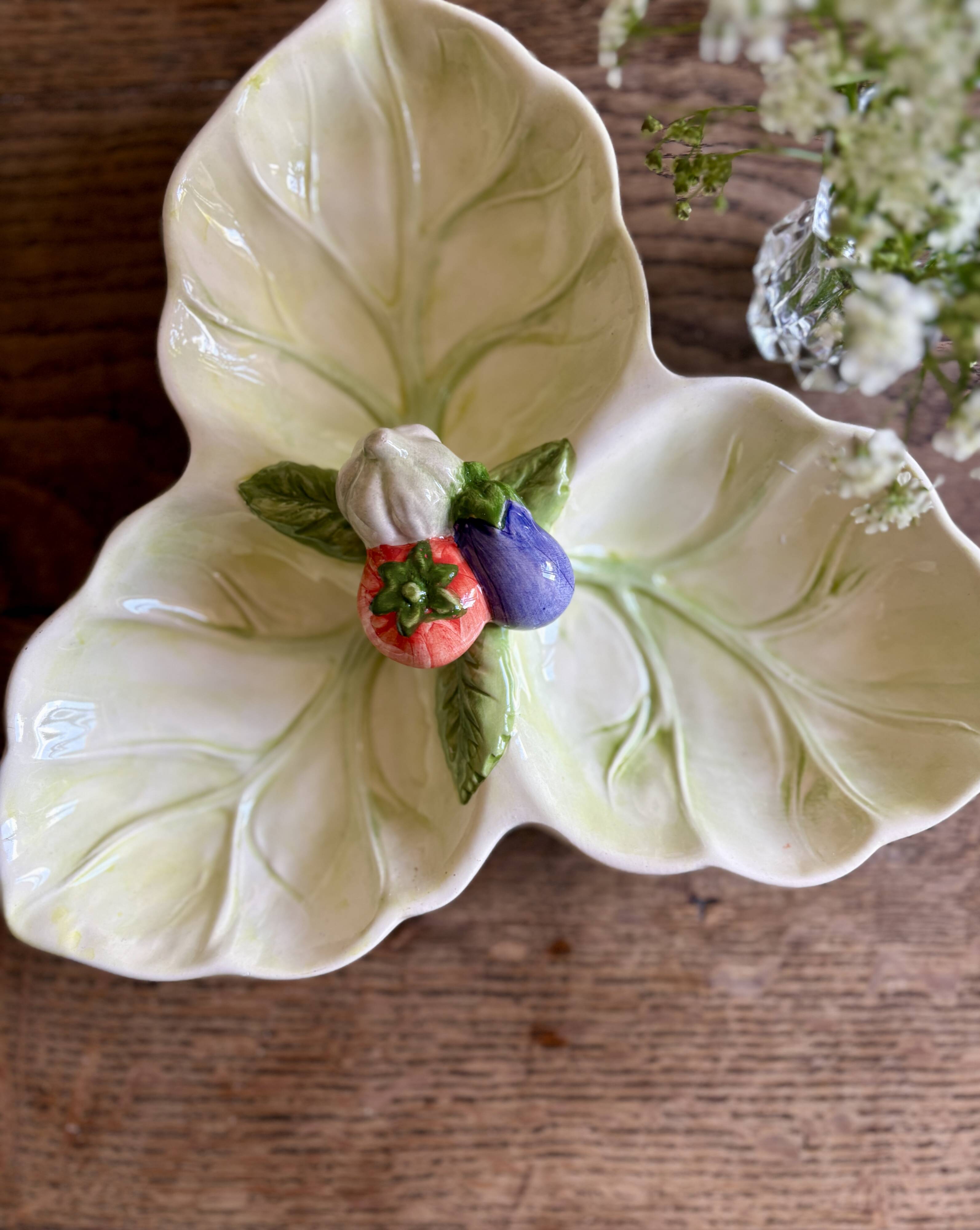 Ceramic vegetable dish