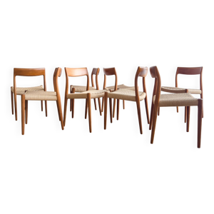 Chaises danoises en teck - niels