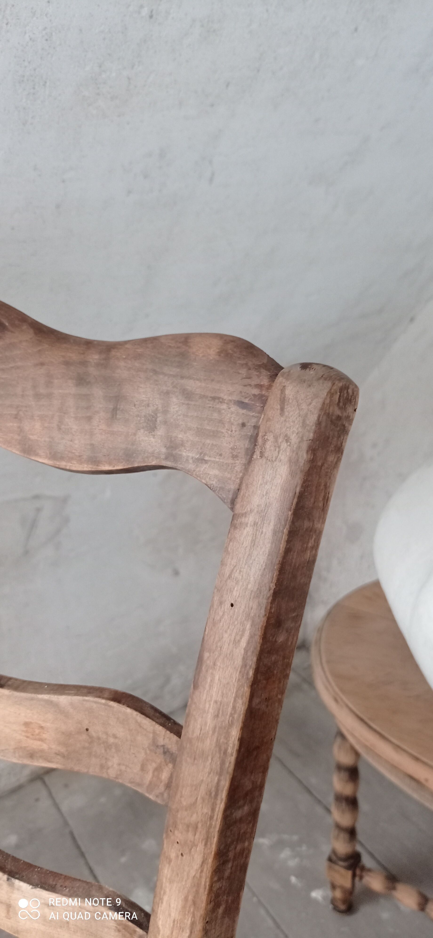 Chaise bois paillé
