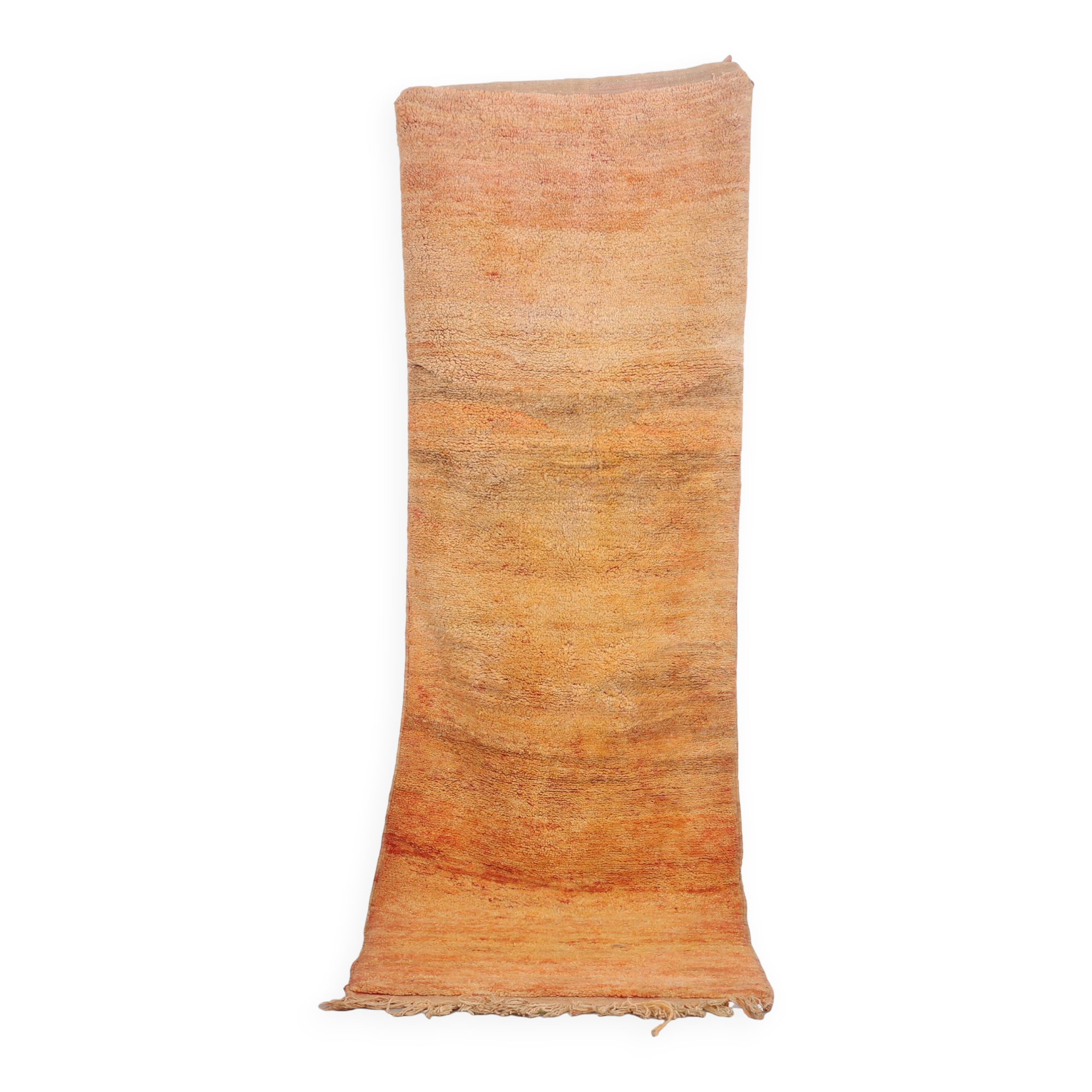 Vintage Moroccan Runner Rug 91 x 292 cm - Orange Runner Rug - Berber Rug