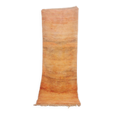 Tapis de couloir marocain vintage 91 x 292 cm - Tapis de couloir orange - Tapis berbère
