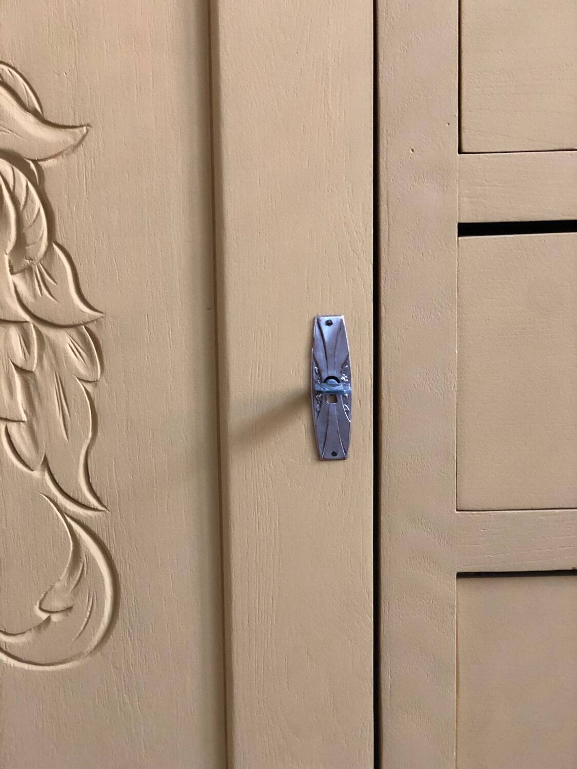 Asymmetrical vintage chest of drawers