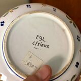 Lisieux earthenware candy maker signed