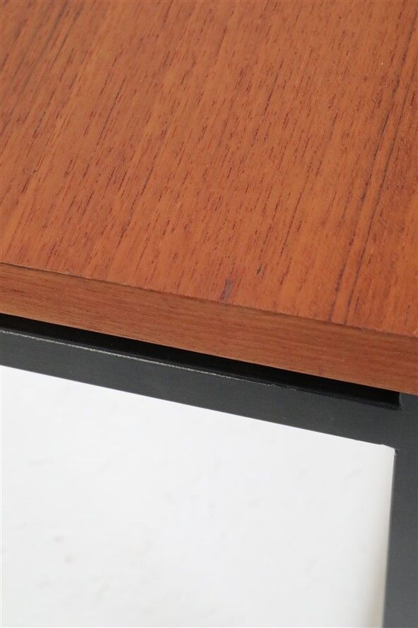 Table d'appoint en teck Rare Rego / Günter Renkel “Twen” / Design moderne du milieu du siècle / Années 1950 / Modernisme des années 1960