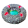 ceramic ashtray – France, 1960s – volcanic enamel