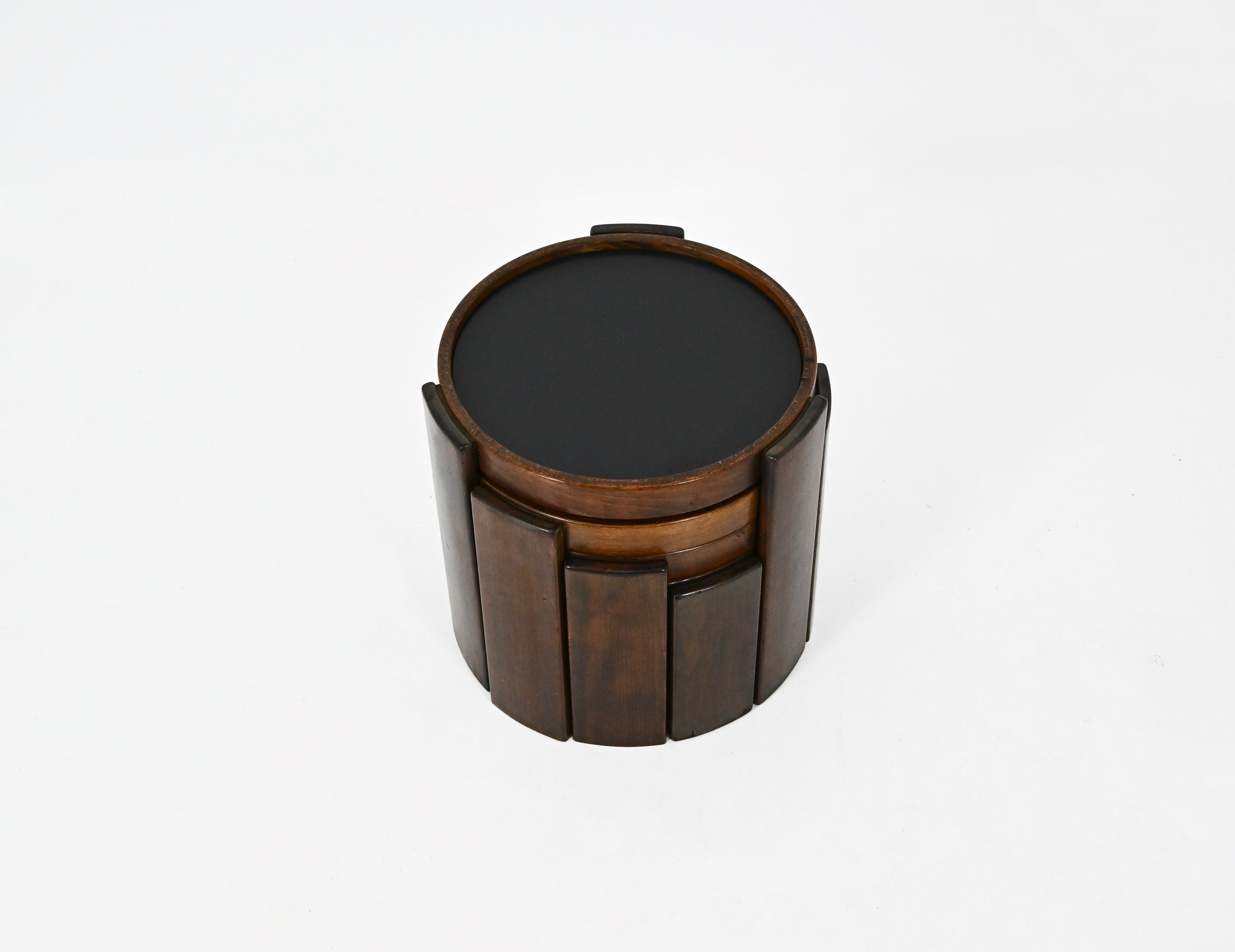 Nest tables model 780, by Gianfranco Frattini for Cassina, 1960s