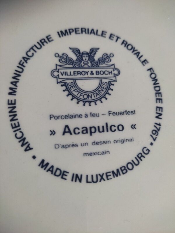 Oval flat porcelain handles Villeroy Boch Acapulco dp 1122232