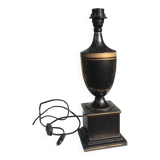 Bronzed ceramic lamp base