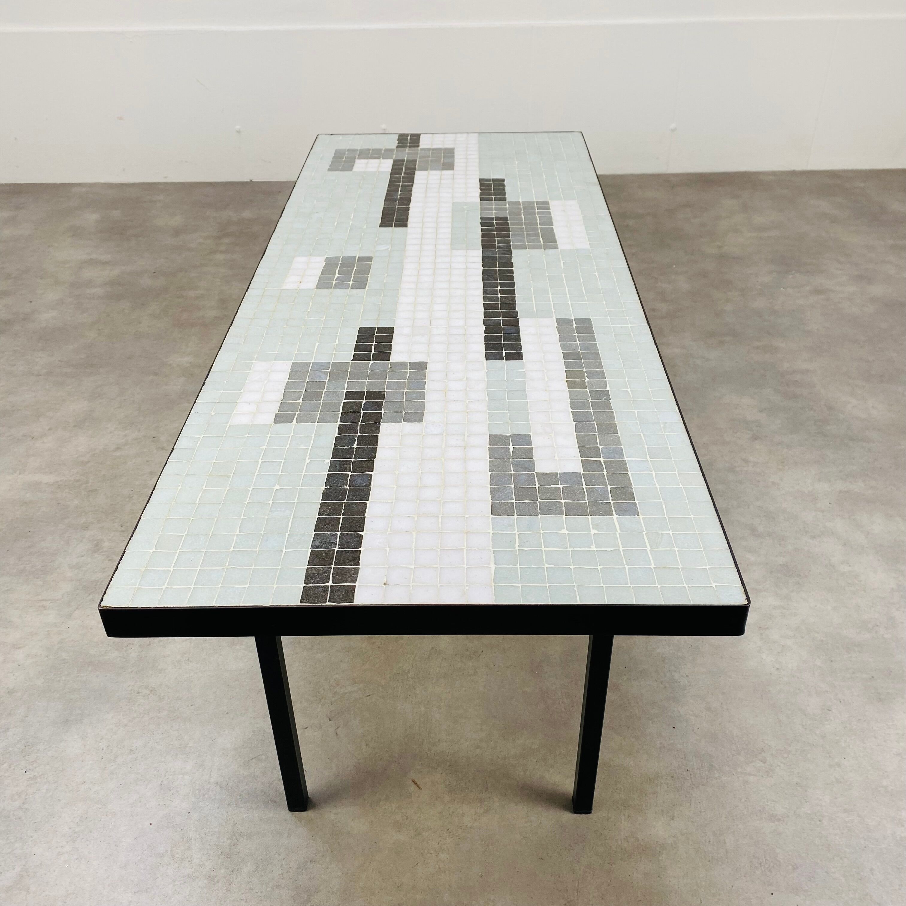 Coffee table 50s mosaic vintage ceramic