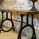 Established cast-iron stand shop console