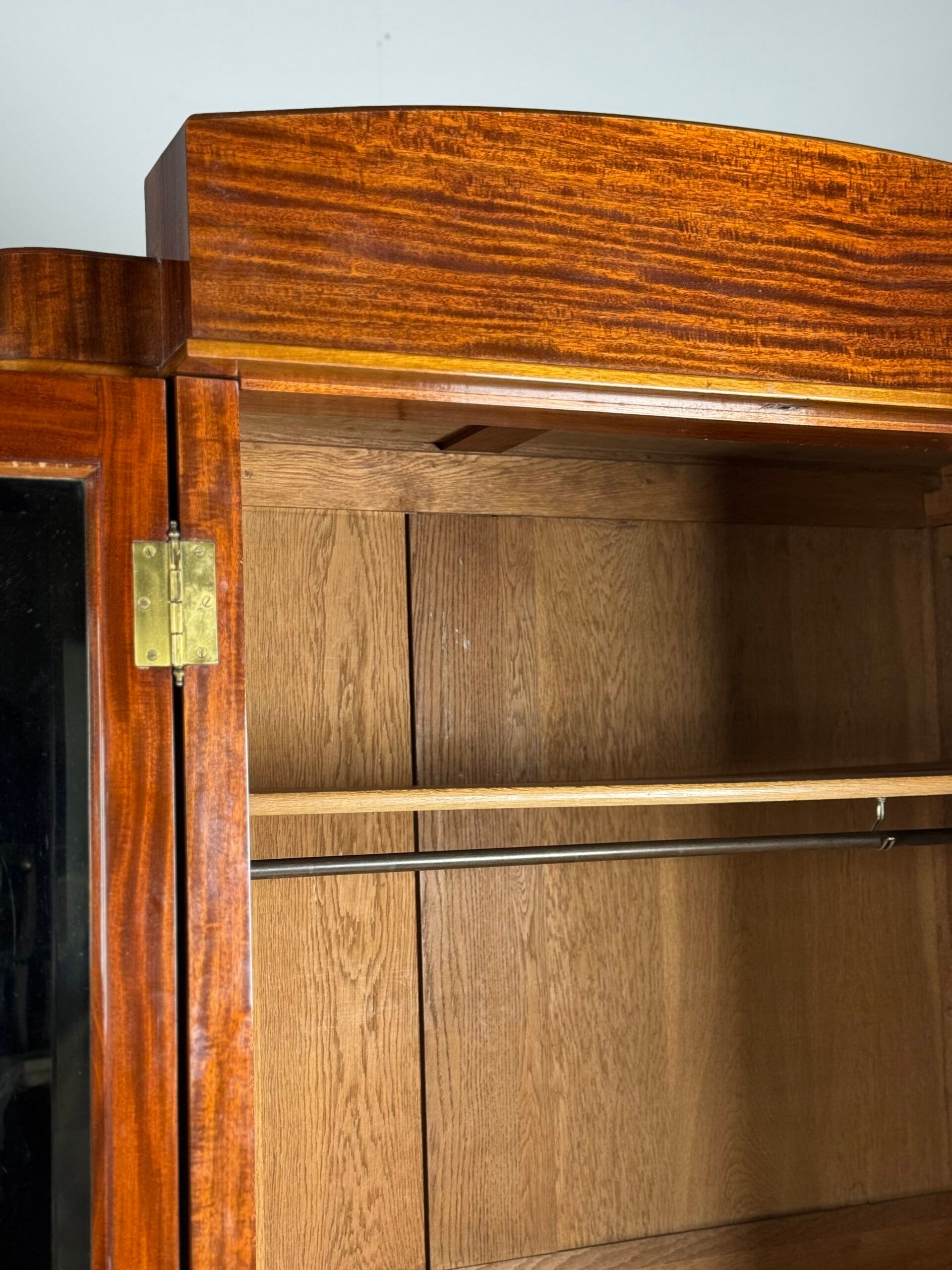 Art Deco wardrobe with mirrors