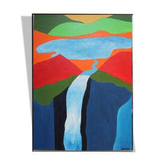 Colorful acrylic board for minimalist décor