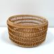 Braided rattan basket from the 70s