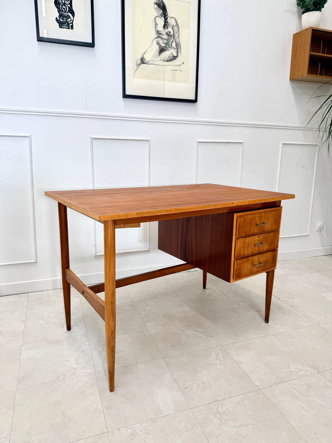 Vintage Scandinavian desk