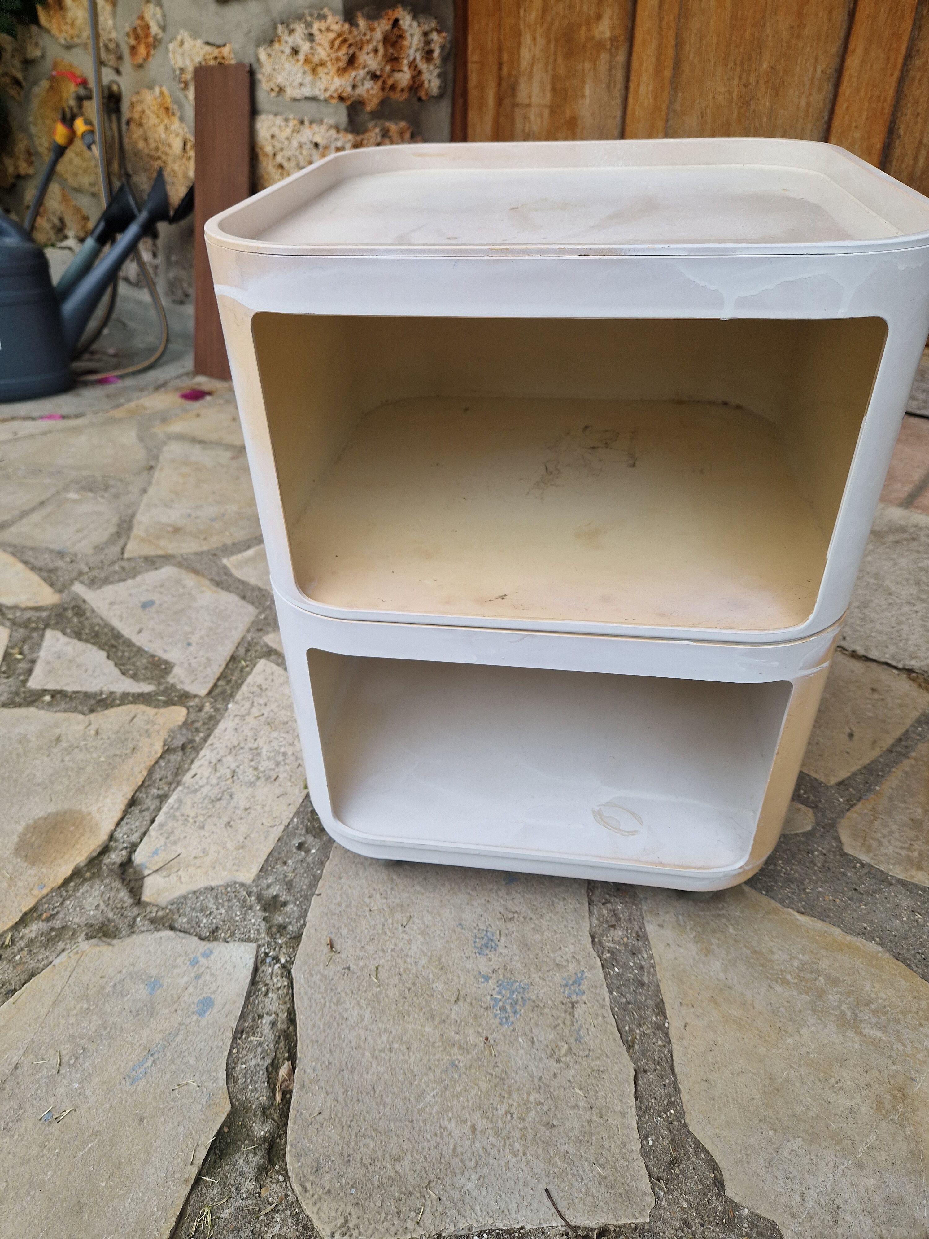 Kartell Anna Castelli vintage bedside table