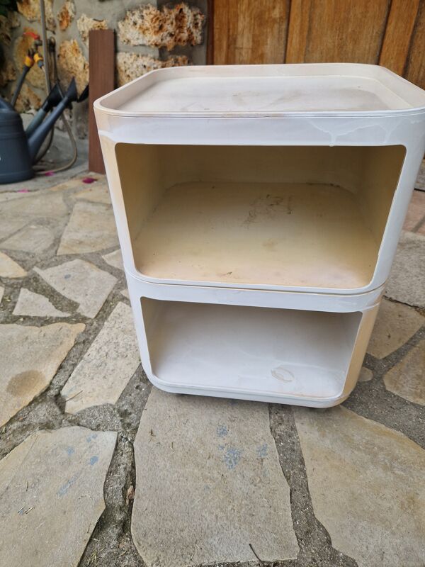 Table de chevet Kartell Anna Castelli vintage