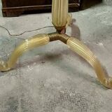 Barovier & Toso tripod floor lamp in gilded Murano glass 1930/40