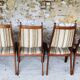 Set of 4 vintage teak chairs by R. Huber & Co., circa 60's