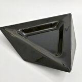 Black triangular trinket bowl