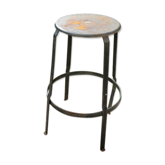 Metal industrial stool