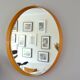 Scandinavian round mirror 1970s - 71cm
