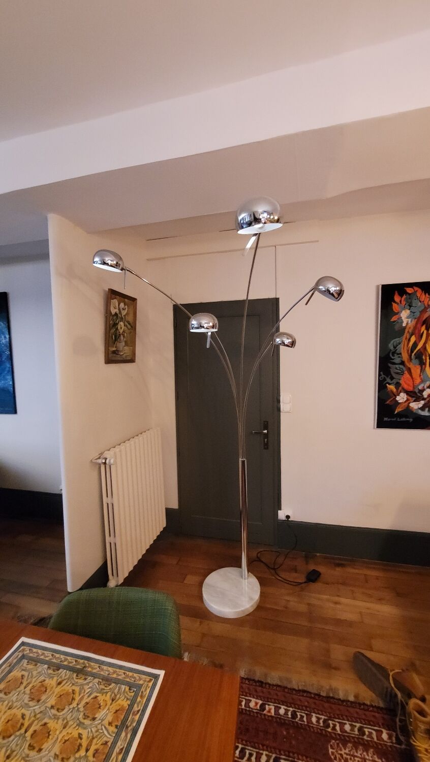 Floor lamp lily of the valley 70's