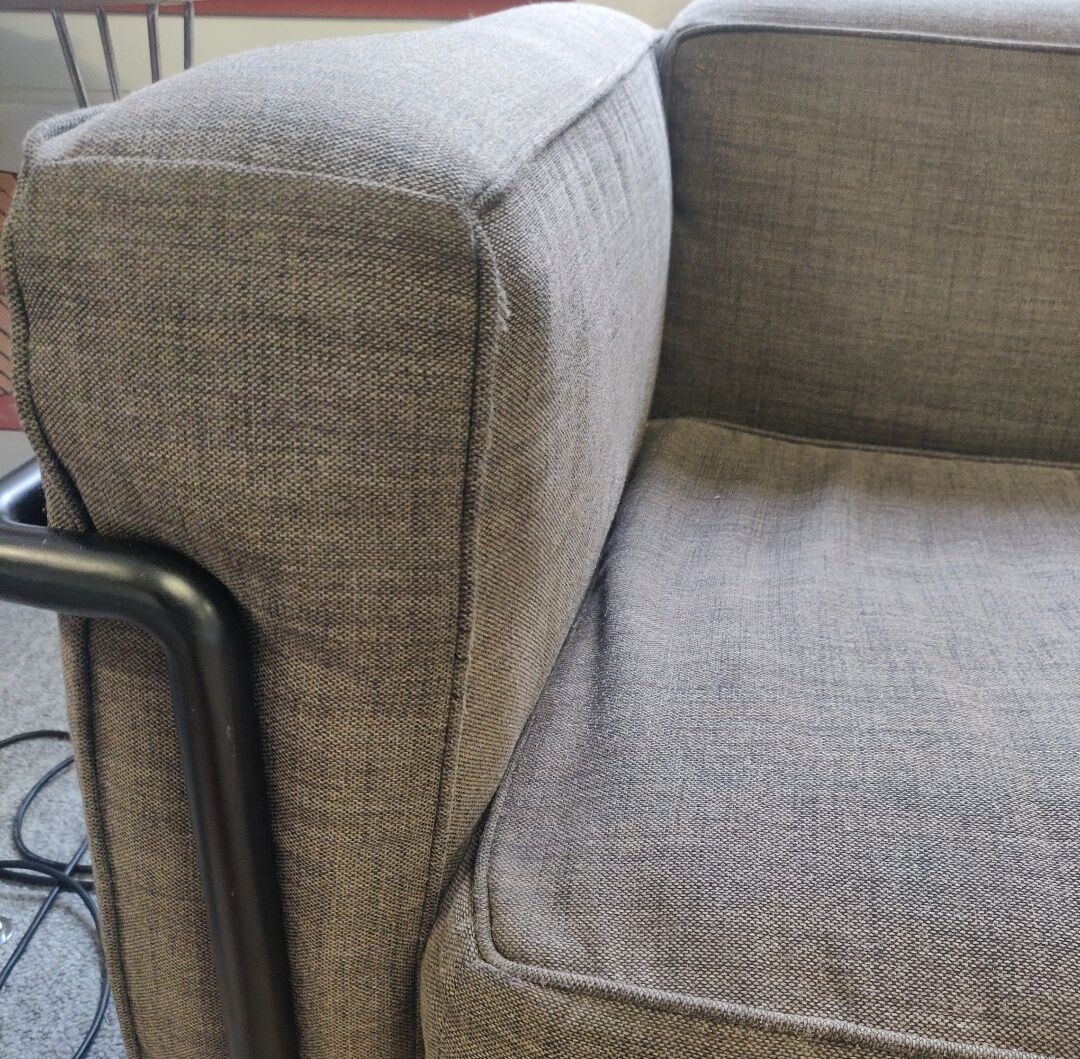 LC2 3-seater sofa by Le Corbusier, Cassina edition